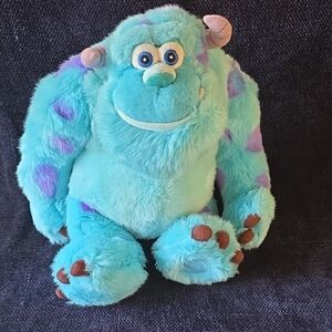 Disney Sulley Plush - Teal with Purple Spots